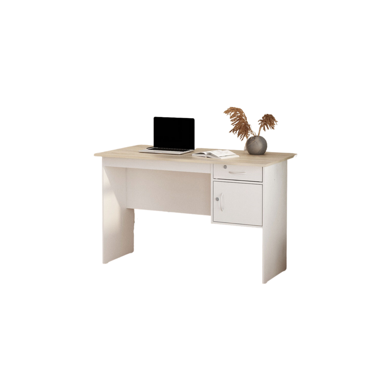 Office Table MT 122N – White Sonoma Oak