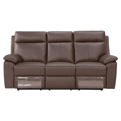 Sofa Half Leather Prague 321R #651 Grey
