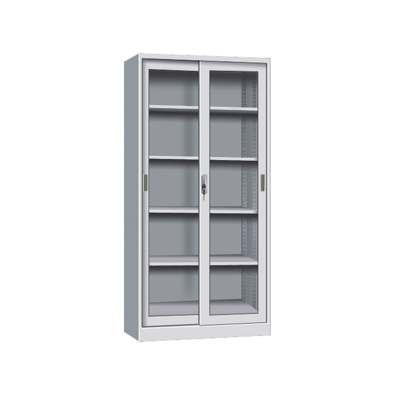 Full Height Glass Sliding Door Cupboard W016