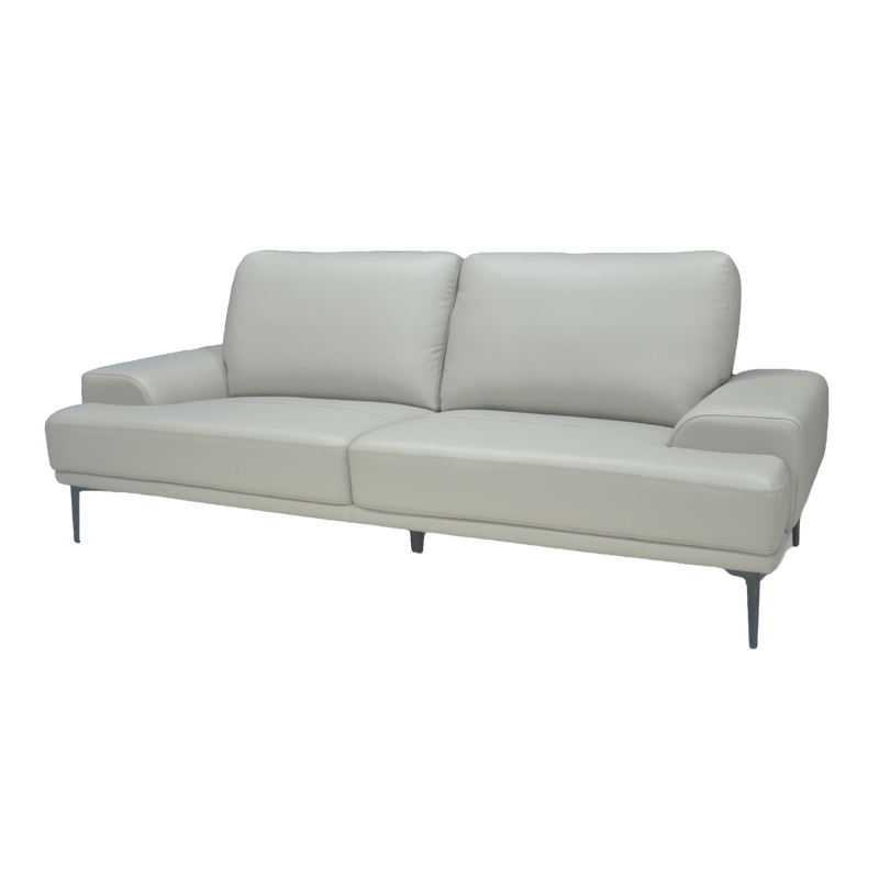 Sofa Half Leather 3&2 Seater ZL 3720 - Light Grey