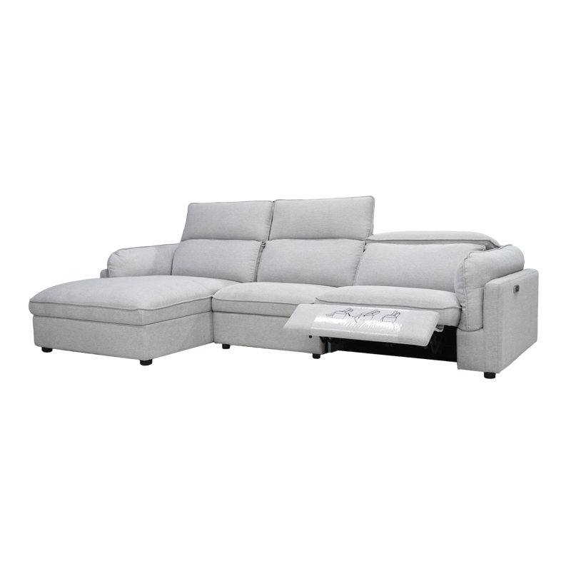 Sofa Fabric L Shape Recliner FG 3093