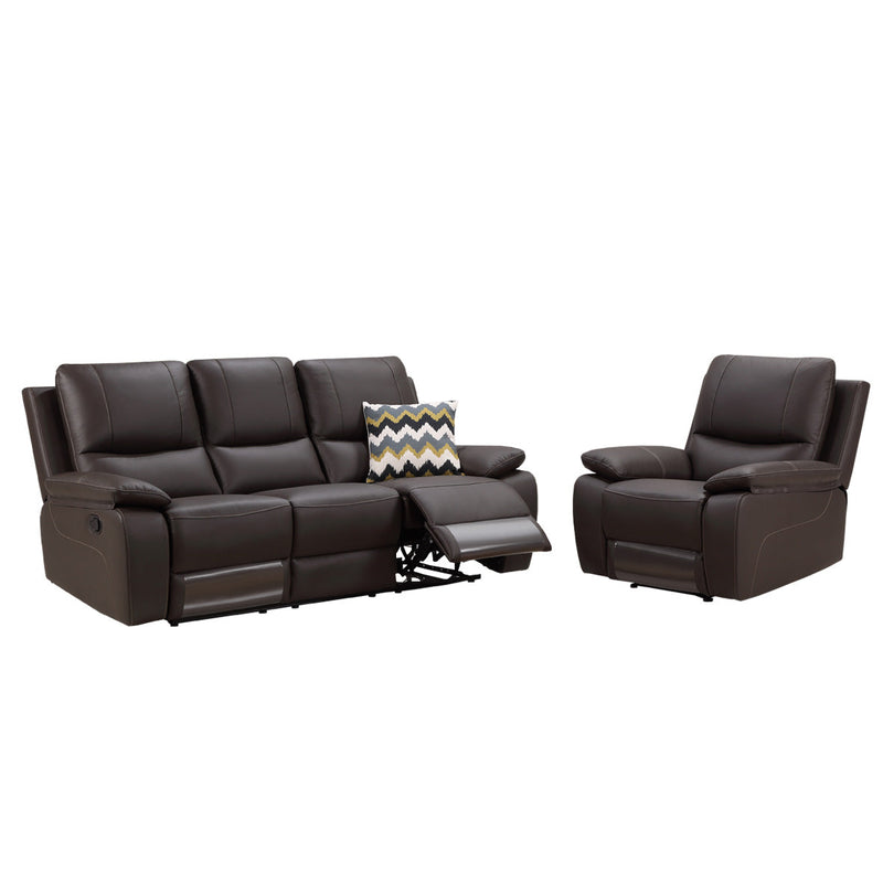 Sofa Half Leather Belfast 3S1R1R 