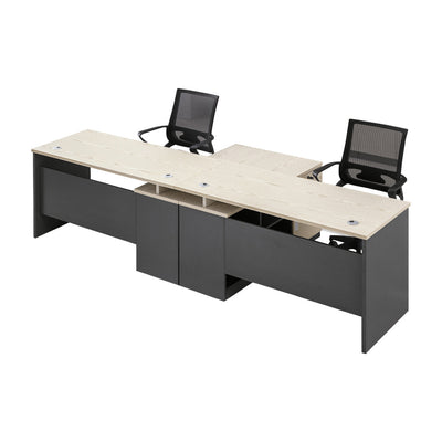 Office Table 1611D1492 Oak Right